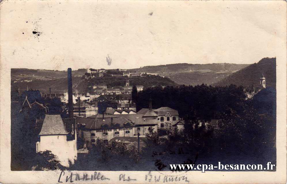 BESANÇON - Citadelle et Brasserie Gangloff - Juin 1925